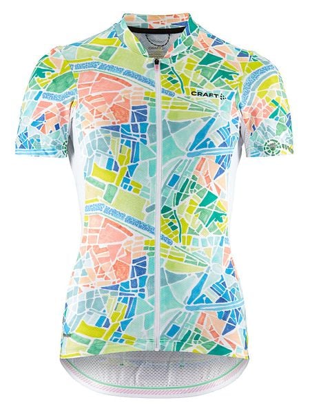 Craft Koszulka kolarska "ADV Endur" ze wzorem rozmiar: S. Bluzki sportowe damskie Craft, s, bez wzorów, bez ramiączek. Za 184.95 zł.