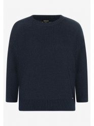 More & More Sweter w kolorze granatowym rozmiar: 36. Niebieskie swetry klasyczne damskie MORE & MORE, bez kołnierzyka. Za 131.12 zł.