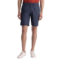 Męskie Szorty Farna Casual Shorts. Niebieskie szorty męskie Trespass, bez wzorów, z bawełny, casualowe. Za 168.99 zł.