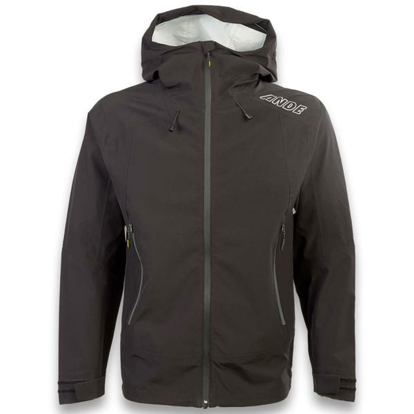Kurtka Ande Pieve Dorośli. Czarne kurtki treningowe męskie Ande, m, bez wzorów, z materiału, trekkingowe. Za 441.99 zł.