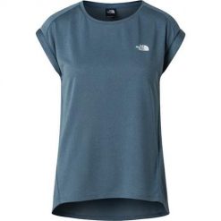 Koszulka treningowa damska The North Face NF0A8BS2L9L. Niebieskie t-shirty damskie The North Face, l, bez wzorów, ze skóry, bez kołnierzyka. Za 292.00 zł.
