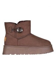 Geographical Norway Botki zimowe "Osiris" w kolorze brązowym rozmiar: 38. Brązowe botki damskie Geographical Norway, na zimę, z futra, bez obcasa, bez zapięcia. Za 78.99 zł.