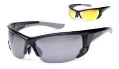 Okulary polaryzacyjne Arctica Enlite S-198. Czarne okulary przeciwsłoneczne męskie ARCTICA, z gumy. Za 224.00 zł.