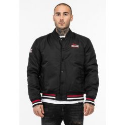 Kurtka regular fit Lonsdale Orkney. Czarne kurtki męskie Lonsdale, m, z aplikacjami, z materiału, eleganckie, bez kaptura. Za 324.84 zł.