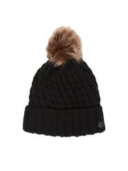 Roxy Czapka Blizzard ERGHA03288 Czarny. Czarne czapki dziecięce Roxy, na zimę, bez wzorów. Za 129.99 zł.