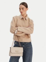 Guess Torebka Dita HWPD76 02210 Beżowy. Brązowe torebki klasyczne damskie Guess, z aplikacjami, ze skóry, bez dodatków. Za 589.99 zł.