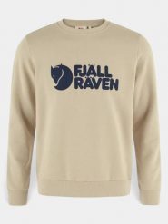 Sweter Męski Fjallraven Logo M. Brązowe swetry męskie Fjällräven, m, bez wzorów, z bawełny, bez kołnierzyka. Za 621.25 zł.