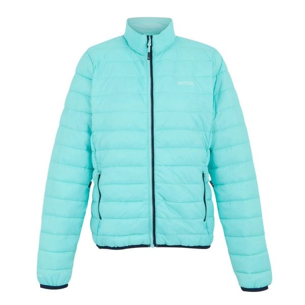 Damska kurtka ocieplana Hillpack II. Niebieskie kurtki damskie Regatta, bez wzorów, z poliamidu, bez kaptura. W wyprzedaży za 119.99 zł.