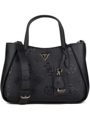 Guess Torebka w kolorze czarnym - 28 x 22 x 12 cm rozmiar: onesize. Czarne torebki klasyczne damskie Guess, z aplikacjami, z materiału, bez dodatków. Za 434.85 zł.