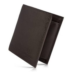 Portfel skórzany męski PAOLO PERUZZI IN-30-BR brązowy. Brązowe portfele męskie Paolo Peruzzi, bez wzorów, ze skóry. Za 59.99 zł.