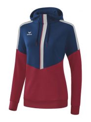 Erima Bluza "Squad" w kolorze granatowo-czerwonym rozmiar: 36. Czerwone bluzy z kapturem damskie Erima. Za 83.42 zł.