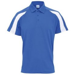 Męska Kontrastowa Koszulka Polo. Brązowe koszulki polo męskie JUST COOL, l, bez wzorów, z materiału, bez ramiączek. Za 112.99 zł.