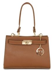 Mia Tomazzi Skórzana torebka "Zacconi" w kolorze jasnobrązowym - 24 x 14 x 8 cm rozmiar: onesize. Brązowe torebki klasyczne damskie Mia Tomazzi, bez wzorów, z materiału, bez dodatków. Za 260.99 zł.