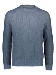 Marc O´Polo Sweter w kolorze niebieskim rozmiar: 3XL. Niebieskie swetry męskie xl, bez wzorów, z bawełny, bez kołnierzyka. Za 245.96 zł.