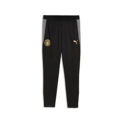 Spodnie treningowe Manchester City 2026/27. Czarne spodnie sportowe męskie Puma, z materiału. Za 323.50 zł.
