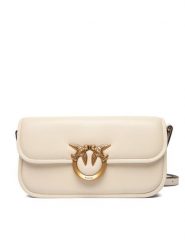 PINKO Torebka Love Box Baguette Al 25-26 PLTT 105083 A26L Écru. Torebki klasyczne damskie Pinko, bez wzorów, ze skóry, bez dodatków. Za 1,649.00 zł.