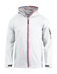 Clique Kurtka Seabrook ripstop 100% nylon z podszewką mesh – white. Białe kurtki męskie CLIQUE, m, bez wzorów, z meshu, bez kaptura. Za 302.24 zł.