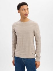 JOOP! sweter z dzianiny - Welmo Mężczyźni Bawełna brązowy, XXL. Brązowe swetry męskie Joop!, m, bez wzorów, z bawełny, bez kołnierzyka. Za 429.95 zł.