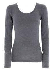 COTONELLA Koszulka w kolorze szarym rozmiar: XL. Szare bluzki damskie Cotonella, xl, bez wzorów, bez kołnierzyka, bez ramiączek. Za 47.94 zł.