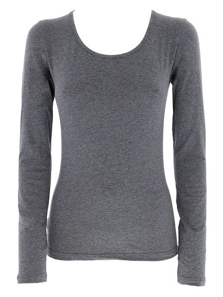 COTONELLA Koszulka w kolorze szarym rozmiar: XL. Szare bluzki damskie Cotonella, xl, bez wzorów, bez kołnierzyka, bez ramiączek. Za 47.94 zł.