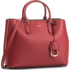 Torebka LAUREN RALPH LAUREN - Dryden 431697680003 Red/Truffle. Czerwone torebki klasyczne damskie Lauren Ralph Lauren, bez wzorów, ze skóry, bez dodatków. W wyprzedaży za 809.00 zł.