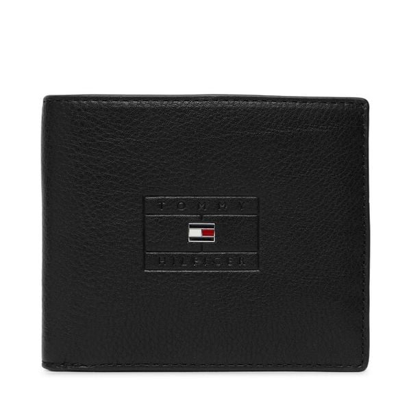 Portfel Tommy Hilfiger. Czarne portfele męskie Tommy Hilfiger, bez wzorów. Za 329.99 zł.