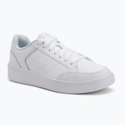 Buty treningowe damskie Under Armour Official white/white/white. Białe obuwie treningowe damskie Under Armour, na fitness i siłownię. Za 169.99 zł.