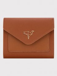 BAGmori Portfel w kolorze jasnobrązowym - 12 x 10 x 3 cm rozmiar: onesize. Brązowe portfele damskie BAGmori, bez wzorów, z materiału. Za 39.99 zł.