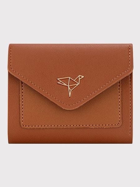 Lucky Bees Portfel w kolorze jasnobrązowym - 12 x 10 x 3 cm rozmiar: onesize. Brązowe portfele damskie Lucky Bees, bez wzorów, z materiału. Za 56.95 zł.