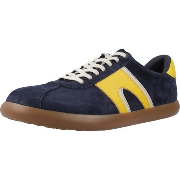 Buty CAMPER K100937 020 Niebieski. Niebieskie buty trekkingowe męskie Camper, z tkaniny, bez zapięcia, trekkingowe. Za 531.98 zł.