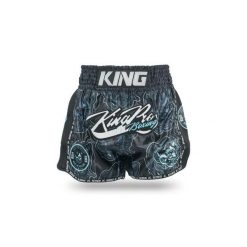 Szorty do boksu tajskiego King Pro Boxing Demon 3. Czarne szorty damskie KING PRO BOXING, bez wzorów, sportowe. Za 327.50 zł.