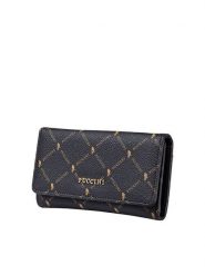 Puccini Portfel w kolorze granatowym - 16 x 9 x 3 cm rozmiar: onesize. Niebieskie portfele damskie Puccini, bez wzorów, z materiału. Za 89.45 zł.