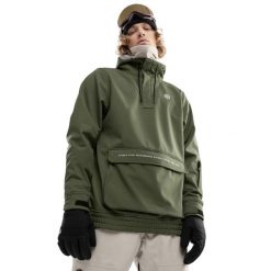 Męska kurtka snowboardowa Sporty zimowe Siroko W3 Robson. Zielone kurtki męskie SIROKO, l, bez wzorów, z softshellu, bez kaptura, narciarskie. Za 844.00 zł.