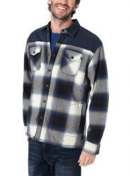 Timezone Koszula w kolorze granatowo-kremowym rozmiar: 3XL. Brązowe koszule męskie Timezone, xl, bez wzorów, bez kołnierzyka, bez ramiączek. Za 170.47 zł.