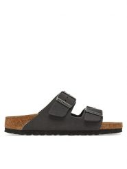 Birkenstock Klapki Arizona 1029162 Brązowy. Brązowe klapki damskie Birkenstock, bez wzorów, ze skóry, bez obcasa. Za 339.99 zł.