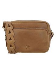 HIDE & STITCHES Skórzana torebka w kolorze jasnobrązowym - 20 x 17 x 5 cm rozmiar: onesize. Brązowe torebki klasyczne damskie HIDE & STITCHES, bez wzorów, z materiału, bez dodatków. Za 173.99 zł.