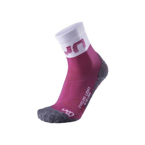 Skarpety UYN Light Lady Socks Pink White. Czerwone skarpetki damskie UYN, bez wzorów. Za 74.99 zł.
