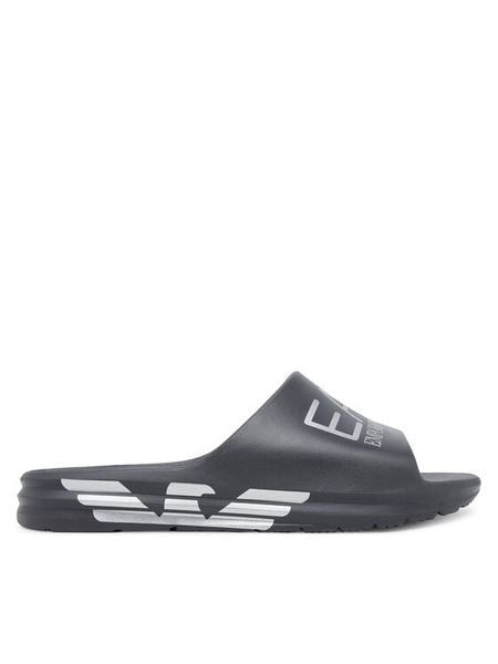 EA7 Emporio Armani Klapki XBP008 XK337 U501 Szary. Szare klapki i japonki męskie EA7 Emporio Armani, z syntetyku. Za 269.99 zł.