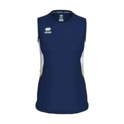 Damski tank top Errea Carry. Białe topy sportowe damskie ERREA, s, bez wzorów, z materiału, bez ramiączek. Za 182.95 zł.