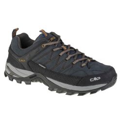 Buty trekkingowe męskie, CMP Rigel Low. Niebieskie buty trekkingowe męskie CMP, z materiału, bez zapięcia, trekkingowe. W wyprzedaży za 359.99 zł.