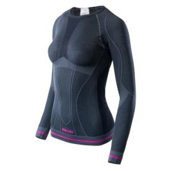 Koszulka termoaktywna Brugi 2RAP-NCP NERO GRIGIO FUXIA, damska, Rozmiar L/XL. Bielizna termoaktywna damska Brugi, l, bez wzorów, z dzianiny. Za 79.99 zł.