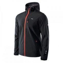 Męska kurtka Elbrus Iver softshell rozmiar XL. Czarne kurtki męskie ELBRUS, l, bez wzorów, z softshellu, bez kaptura, narciarskie. Za 300.26 zł.