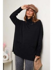 Soft Cashmere Golf w kolorze czarnym rozmiar: 38/40. Czarne golfy damskie Soft Cashmere, bez wzorów, bez ramiączek. Za 156.98 zł.