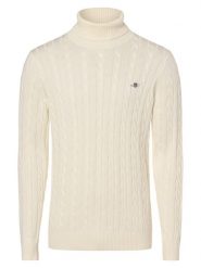 Gant Sweter Mężczyźni Bawełna biały, L. Białe swetry męskie Gant, l, bez wzorów, z bawełny, bez kołnierzyka. Za 749.95 zł.