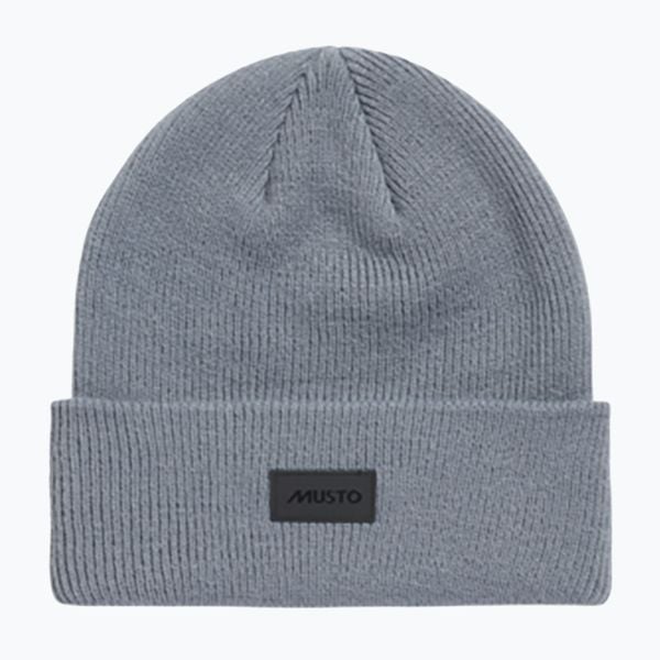 Czapka Musto Shaker Cuff Beanie. Niebieskie czapki męskie Musto, bez wzorów, z materiału, eleganckie. Za 109.99 zł.