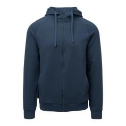 Kurtka z kapturem Martes Essentials Misini. Niebieskie kurtki męskie MARTES ESSENTIALS, l, bez wzorów, z bawełny, eleganckie, z kapturem. Za 122.98 zł.