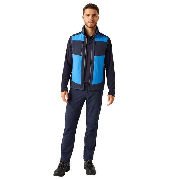 Ocieplana Męska Blok Kolorystyczny Softshell EVolve. Szare kurtki softshell damskie Regatta, l, bez wzorów, z materiału, bez kaptura. Za 204.99 zł.