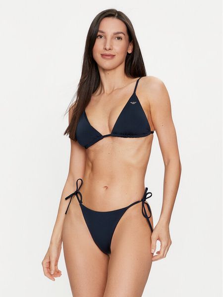 Emporio Armani Bikini 262740 4R301 00135 Granatowy. Niebieskie bikini damskie Emporio Armani, bez wzorów. Za 279.99 zł.