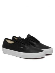 Vans Tenisówki Authentic VN000EGABPB1 Czarny. Czarne trampki i tenisówki damskie Vans, bez wzorów, ze skóry. Za 399.99 zł.