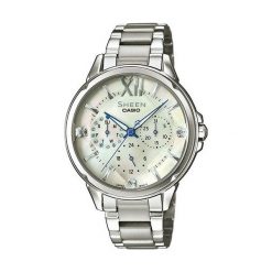 Zegarek Casio Damski Sheen SHE-3056D-7AUER Swarovski MultiData. Zegarki damskie Casio. Za 648.99 zł.
